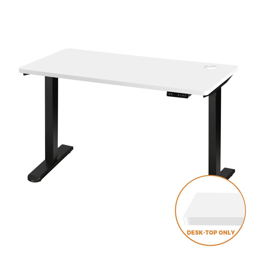 Standing Desk Top with Drilled Hole White 150x75cm