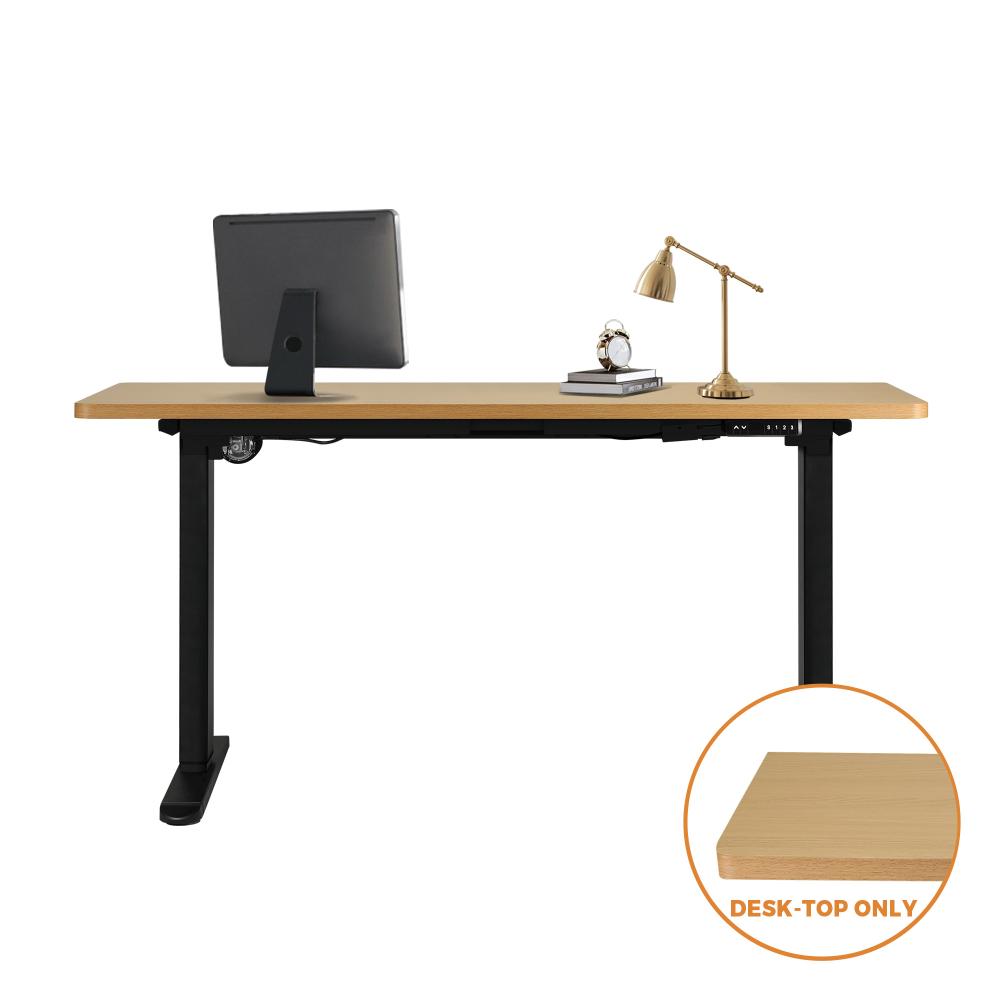 Standing Desk Top with Drilled Hole OAK 160x75cm