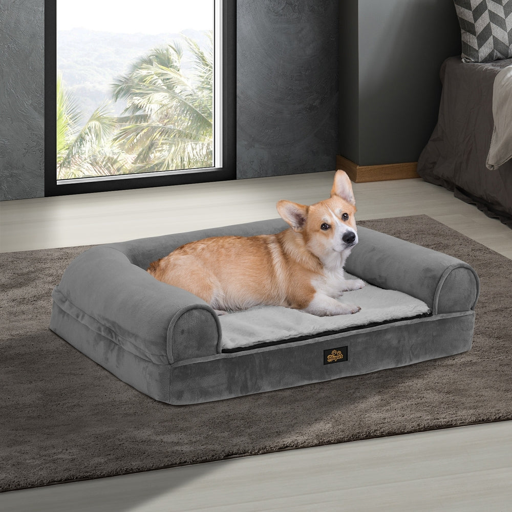 Orthopedic Dog Bed Memory Foam Removable Cover Large