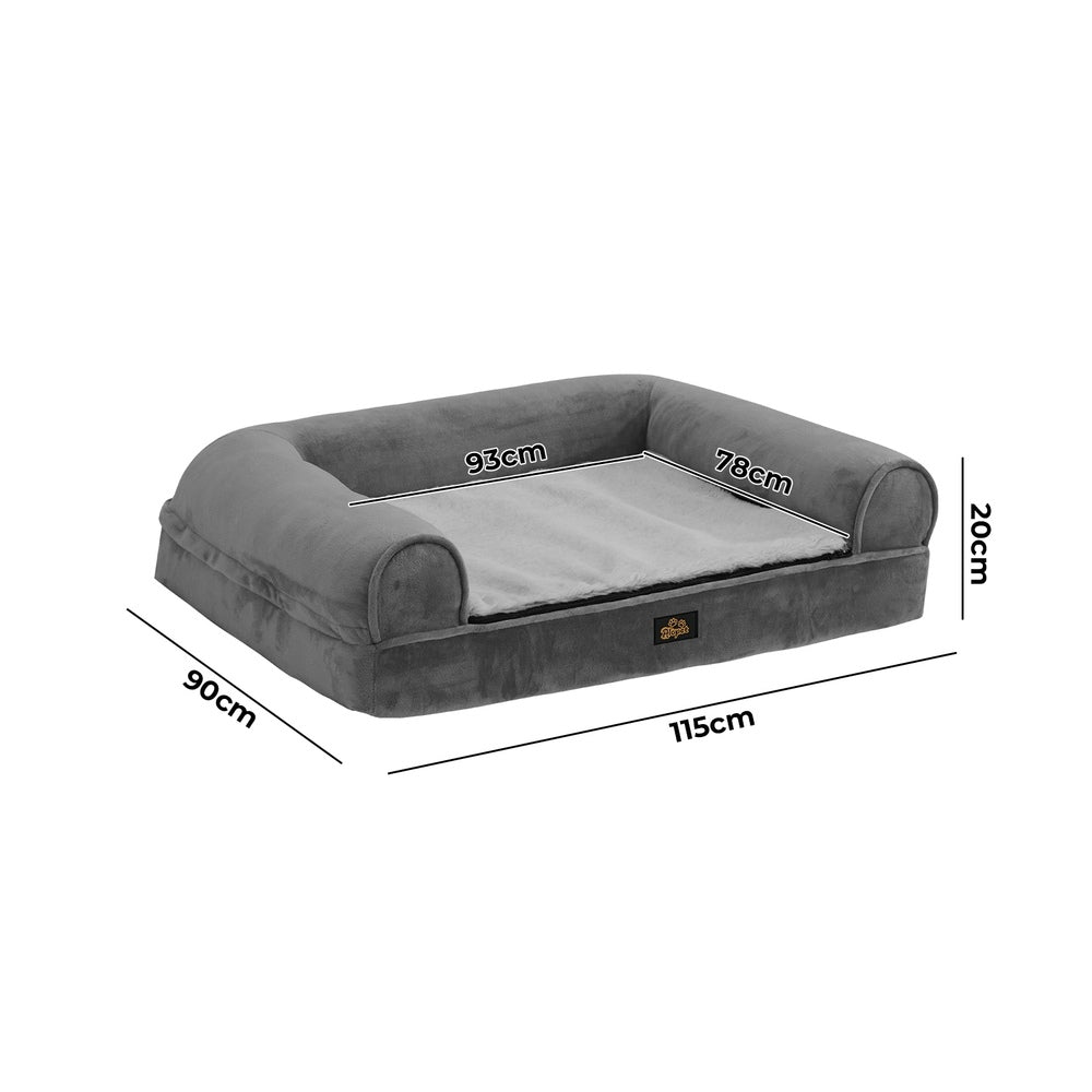 Dog Bed Orthopedic Memory Foam Washable Cushion X Large