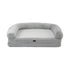 Alopet Foldable Calming Dog Bed Removable Washable Grey