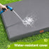 Dog Bed Large Water-resistant Egg Crate Foam Orthopedic Pet Mat Grey
