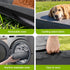 Dog Bed Large Water-resistant Egg Crate Foam Orthopedic Pet Mat Grey