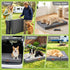 Dog Bed Large Water-resistant Egg Crate Foam Orthopedic Pet Mat Grey