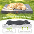 Dog Bed XL Water-resistant Egg Crate Foam Orthopedic Pet Mat Grey