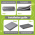 Dog Bed XL Water-resistant Egg Crate Foam Orthopedic Pet Mat Grey