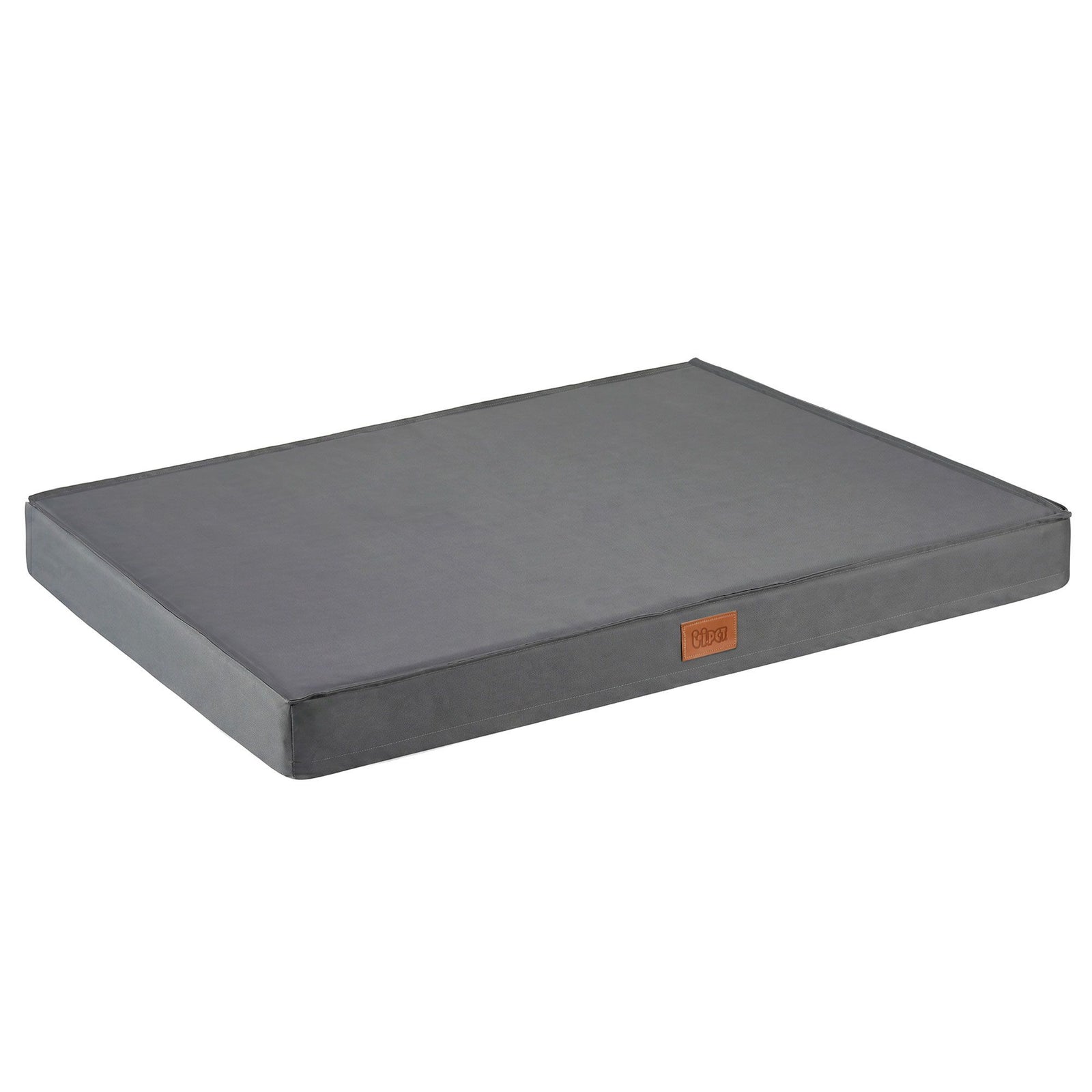 Dog Bed XL Water-resistant Egg Crate Foam Orthopedic Pet Mat Grey