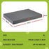 Dog Bed XL Water-resistant Egg Crate Foam Orthopedic Pet Mat Grey