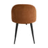 6x Dining Chairs Accent Armchair Upholstered Linen Orange