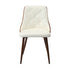 Oikiture Dining Chairs Kitchen Lounge PU Leather x8 White