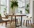 Oikiture 2x Dining Bentwood Chairs PU Leather Kitchen Beige