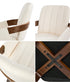 Oikiture 4x Bentwood Dining Chairs PU Leather Beige