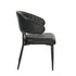 4x PU Leather Dining Chair Kitchen Padded Seat Black