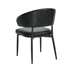 8x PU Leather Dining Chair Kitchen Padded Seat Black
