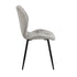 Oikiture Dining Chairs Set of 8 Velvet Grey