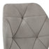 Oikiture Dining Chairs Set of 8 Velvet Grey