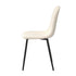 Oikiture 8x Dining Chairs Sherpa White and Black