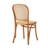 4PCS Dining Chairs Wooden Chairs Rattan Natural