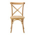 Set of 2 Dining Chair with Crossback Timber Wooden