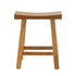 Oikiture Elm Wood Stool Kitchen Dining Seat Natural Timber