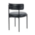 6x Dining Chair Round Leather Brown