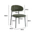 8x Dining Chairs Kitchen Seat Linen Fabric Accent Chair Green