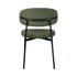8x Dining Chairs Kitchen Seat Linen Fabric Accent Chair Green