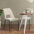 4x Dining Chairs Chenille Fabric Kitchen Side Chair Beige