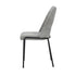 4x Dining Chairs Chenille Fabric Kitchen Side Chair Grey