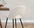 4PCS Dining Chairs Accent Chair Armchair Sherpa White