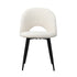 6PCS Dining Chairs Accent Chair Armchair Sherpa White