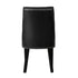 2PCs PU Leather Dining Chair Kitchen Padded Seat Design Black