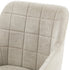 4x Dining Chairs Kitchen Armchairs Linen Fabric Beige