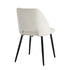 2x Dining Chair Accent Chairs Linen Fabric Beige