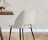 4x Dining Chair Accent Chairs Linen Fabric Beige