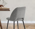 4x Dining Chair Accent Chairs Linen Fabric Grey