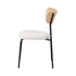 Oikiture 8PCS Dining Chairs Padded Kitchen Chair Corduroy Beige