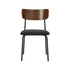 4PCS Dining Chairs Kitchen Padded Lounge Seat Corduroy Black
