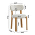 2x Dining Chair Upholstery Chairs Natural & Beige
