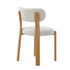 2x Dining Chair Upholstery Chairs Natural & Beige
