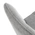 6x Dining Chair Kitchen Seat Linen Fabric Accent Chair Grey