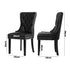 Velert Dining Chair with French Tufted X2 Black