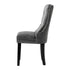 6x Velvet Dining Chairs French Provincial Tufted Grey