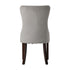 2x Velvet Dining Chairs Upholstered French Tufted Light Grey
