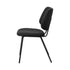 Oikiture 8x Dining Chair Vintage Retro Polyester Padded Dark Grey