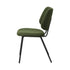 Oikiture 2x Dining Chair Vintage Retro Polyester Green