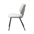Oikiture 8x Dining Chair Vintage Retro Polyester Padded White