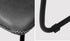 6x Dining Chairs Retro Padded Seat PU Grey