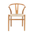 Oikiture Set of 4 Wooden Dining Chair Wishbone Shaped Chair