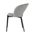 8x Dining Chair Tub Armchairs Fabric Grey&Black